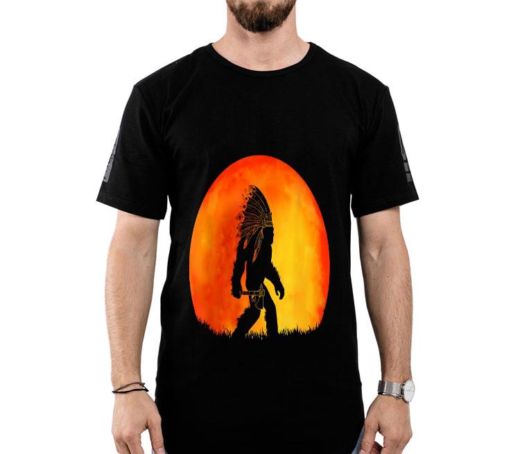 Bigfoot American Native Moon Shirt