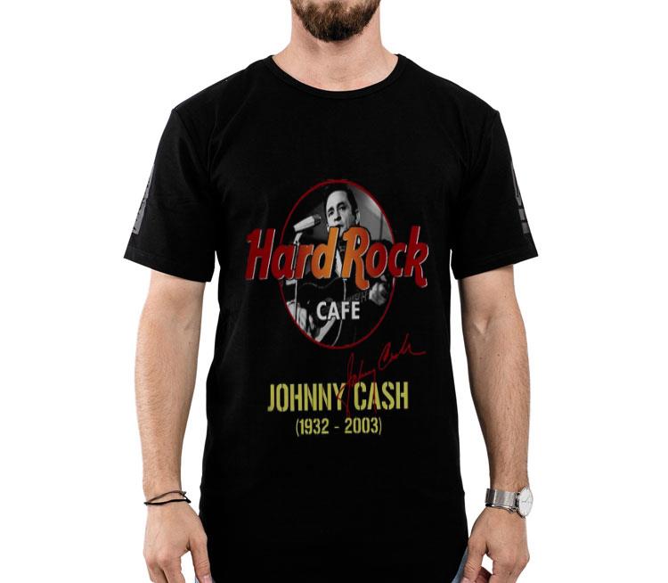 Johnny Cash 1932 2003 Hard Rock Cafe Signature Shirt