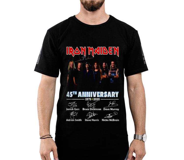 Iron Maiden 45th Anniversary 1975-2020 Thank You The Memories Shirt