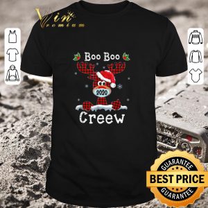 Pretty Santa Reindeer 2020 Face Mask Boo Boo Crew Christmas Sweater shirt