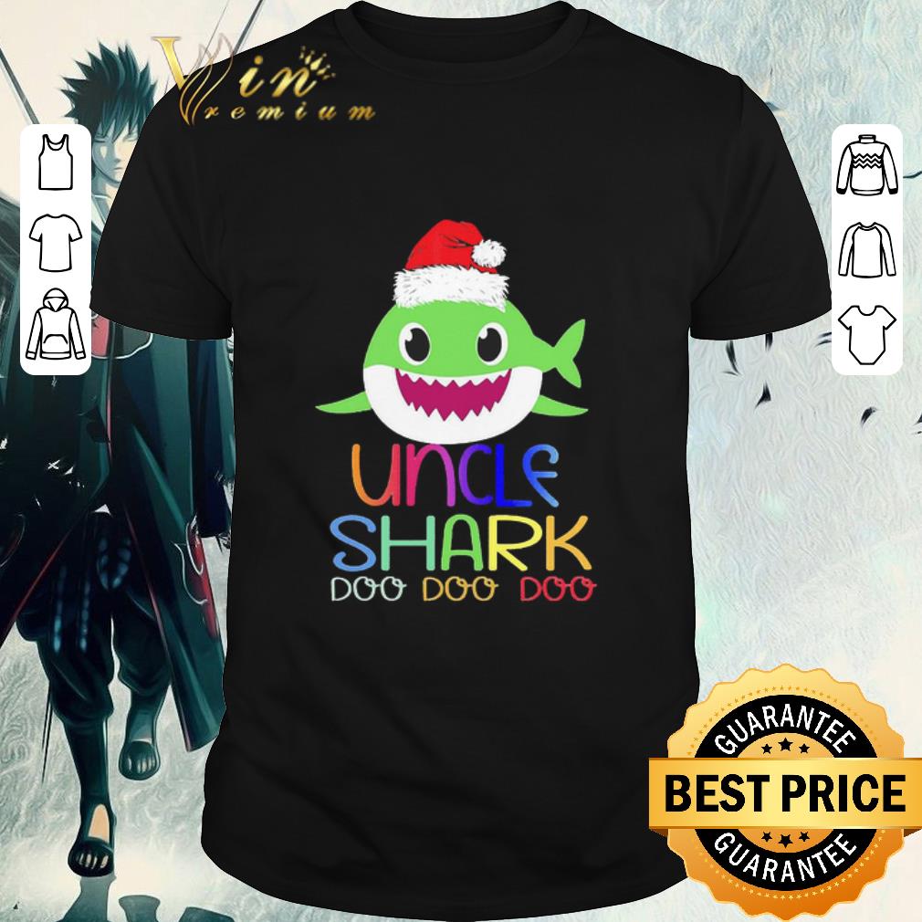 Funny Uncle Shark doo doo doo Christmas Outfit shirt