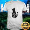 Top Black Cat Office Crazy Cat Lady shirt