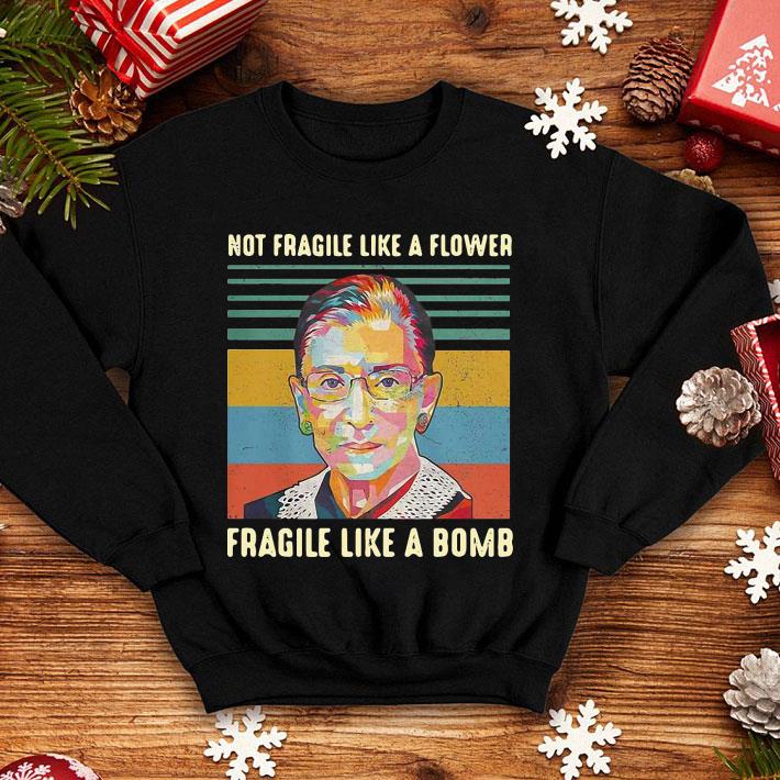 3e4c0c24 vintage rbg not fragile like a flower fragile like a bomb shirt 4 - Vintage RBG Not Fragile Like A Flower Fragile Like A Bomb shirt