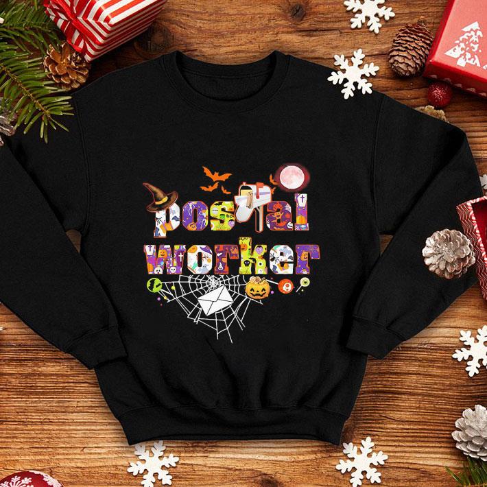 55e2fb90 postal worker happy halloween shirt 4 - Postal Worker Happy Halloween shirt