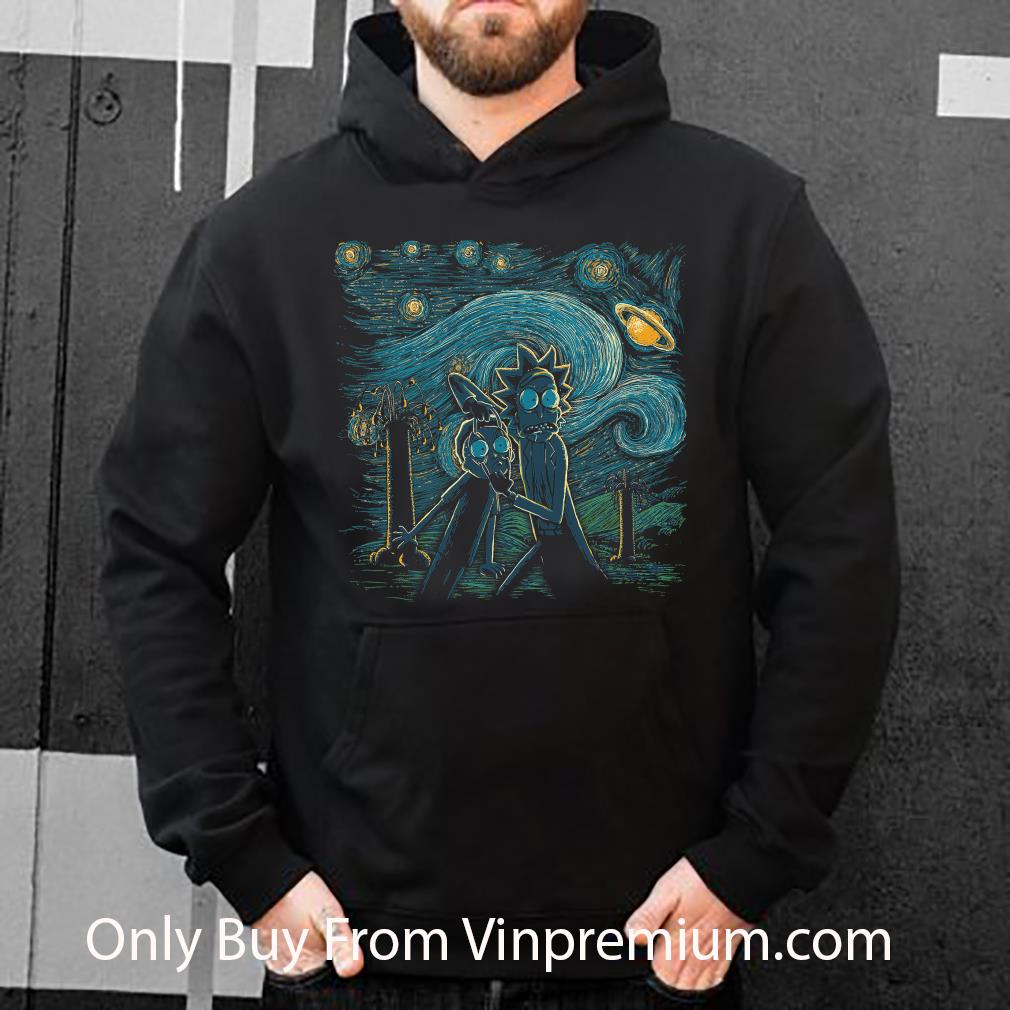 64f90044 top rick and morty starry night shirt 4 - Top Rick And Morty Starry Night shirt