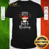 Official Reindeer Face Mask 2020 You’ll Go Down In History Merry Christmas Sweater shirt
