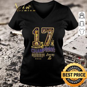 Awesome Los Angeles Lakers 17 Time Nba Finals Champions shirt 2
