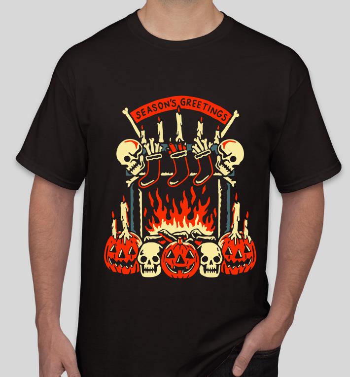 7d5f39db season s greetings pumpkin halloween shirt 4 - Season's Greetings Pumpkin Halloween shirt