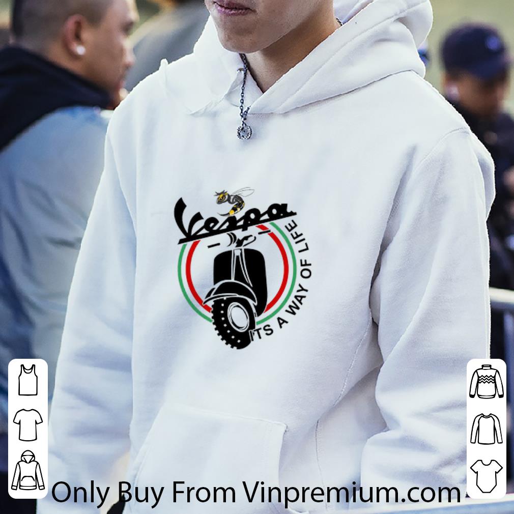 7eff617d awesome bee vespa it s a way of life shirt 4 - Awesome Bee Vespa It’s A Way Of Life shirt