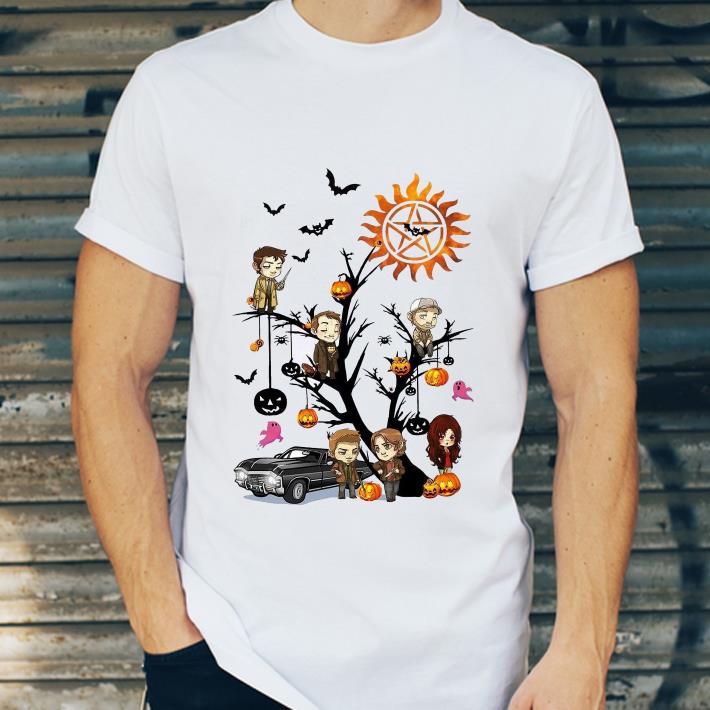 80c78cc1 hallowen tree supernatural pumpkin shirt 4 - Hallowen Tree Supernatural Pumpkin shirt