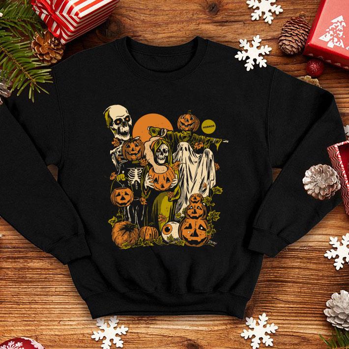 bd97c40f skeleton pumpkin happy halloween shirt 4 - Skeleton Pumpkin Happy Halloween shirt
