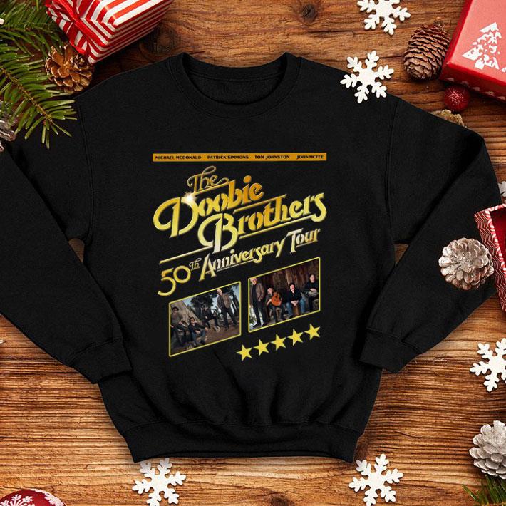 c4c511f1 the doobie brothers 50th anniversary tour five stars shirt 4 - The Doobie Brothers 50th Anniversary Tour Five Stars shirt