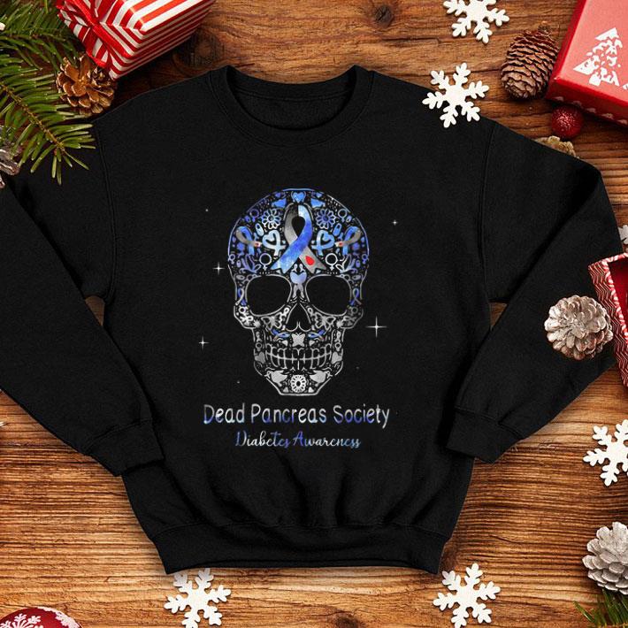 ffe7999d skull dead pancreas society diabetes awareness shirt 4 - Skull Dead Pancreas Society Diabetes Awareness shirt