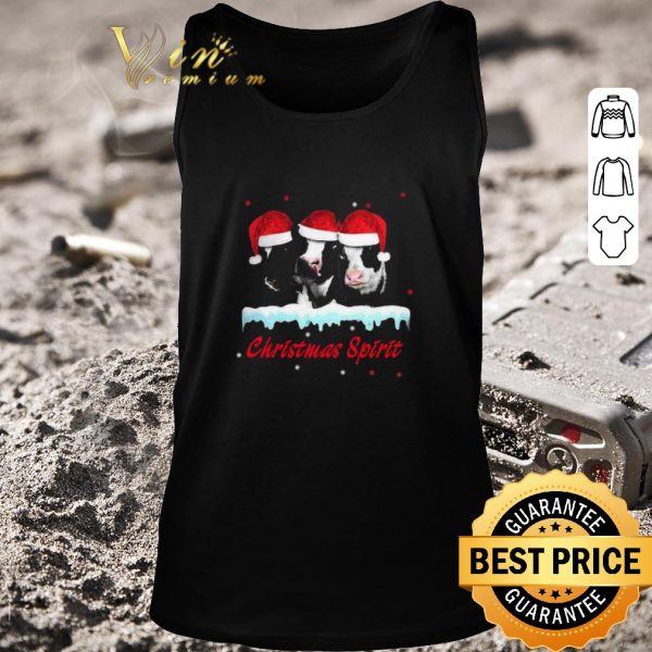 Awesome Santa Cows Christmas Spirit Sweater shirt