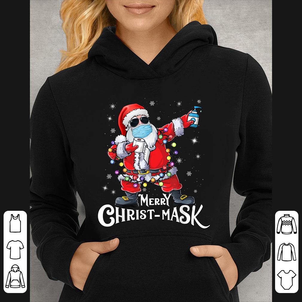 2f837936 original christmas 2020 santa dabbing wearing mask shirt 4 - Original Christmas 2020 Santa Dabbing Wearing Mask shirt