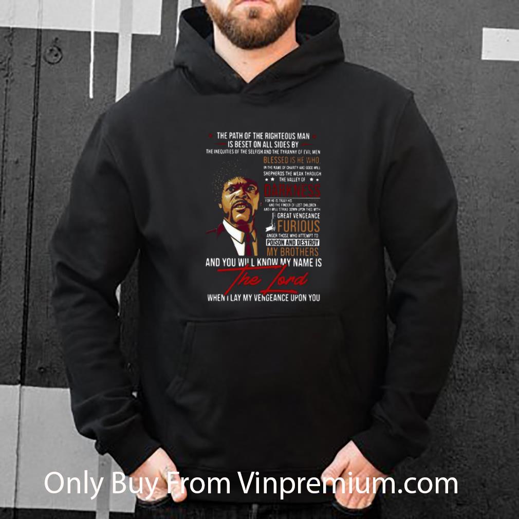 4638f1de pretty jules winnfield and you will know my name is the lord pulp fiction shirt 4 - Pretty Jules Winnfield And You Will Know My Name Is The Lord Pulp Fiction shirt