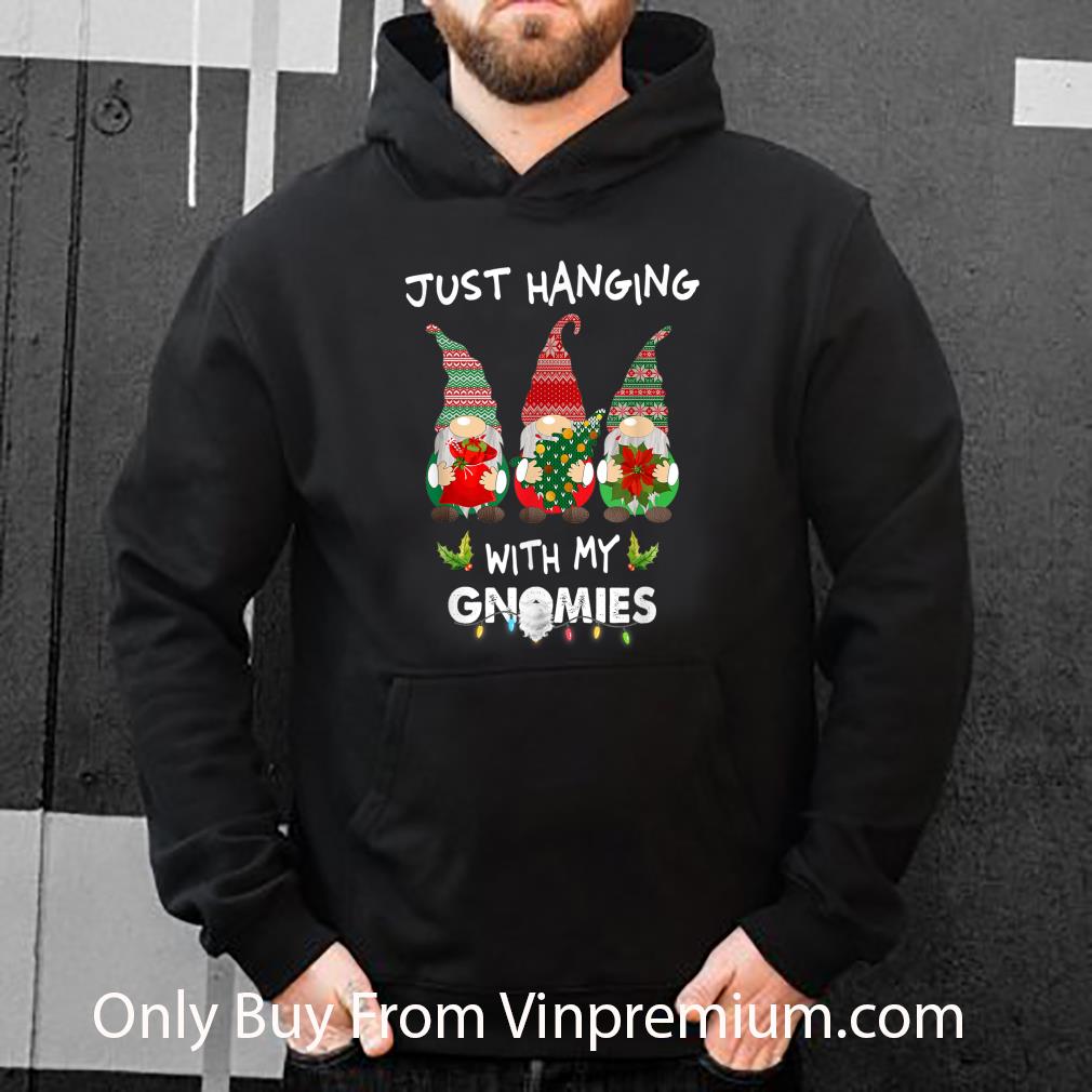65187ec6 premium just hanging with my gnomies christmas santa xmas tree shirt 4 - Premium Just Hanging With My Gnomies Christmas Santa Xmas Tree shirt