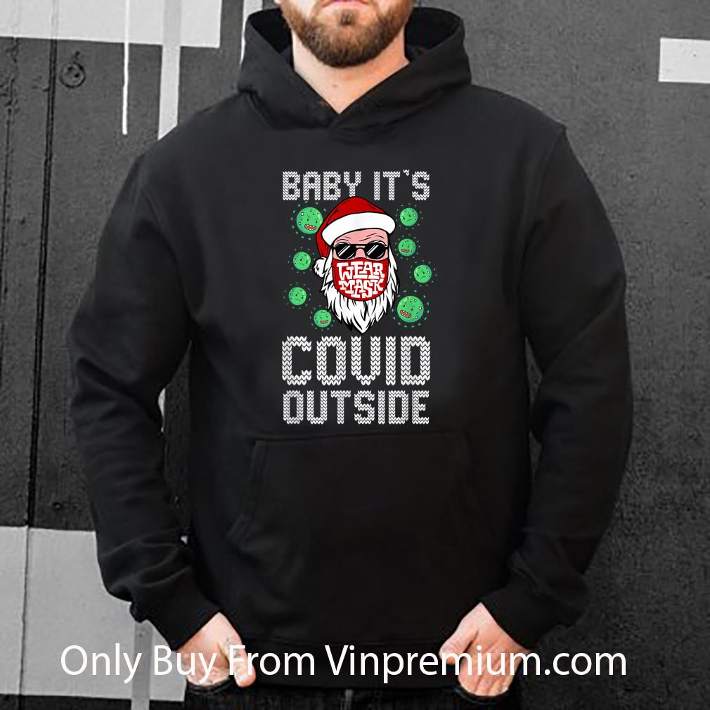 668fc59e nice baby it s covid outside santa claus ugly christmas shirt 4 - Nice Baby It's Covid Outside Santa Claus Ugly Christmas shirt