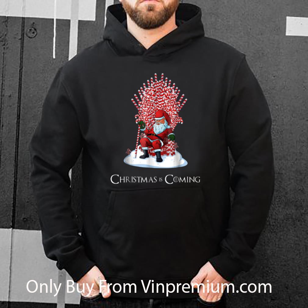 7d7bd86e official santa candy cane throne christmas is coming shirt 4 - Official Santa Candy Cane Throne Christmas Is Coming shirt