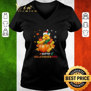 Original Pooh Bear Happy Hallothanksmas Christmas 2
