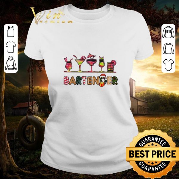 Pretty Wine Bartender Christmas sweater