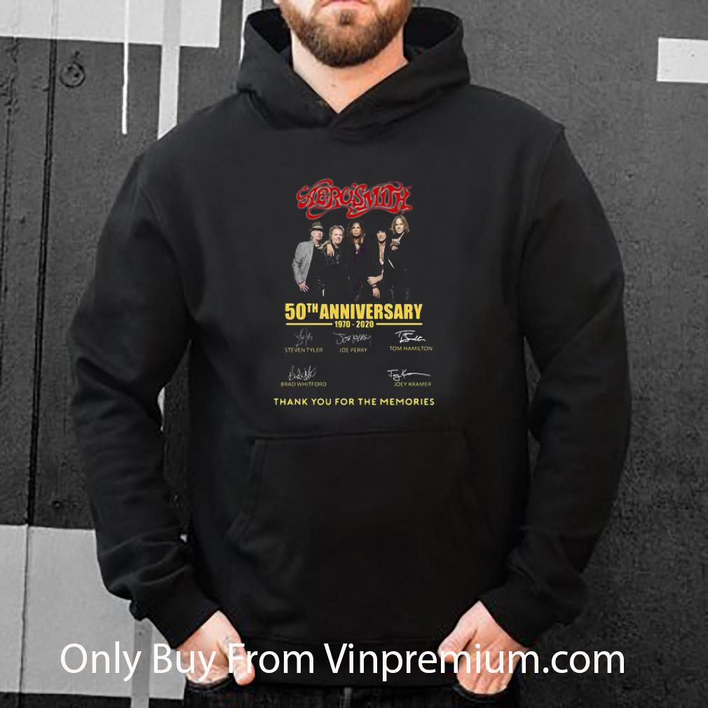 b8d4cbca original aerosmith 50th anniversary 1970 2020 thank you for the memories signatures shirt 4 - Original Aerosmith 50th Anniversary 1970-2020 Thank You For The Memories Signatures shirt