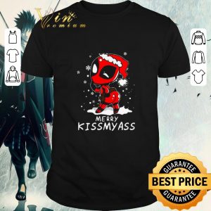 Awesome Deadpool Merry Kiss My Ass shirt