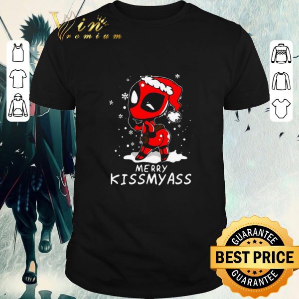 Awesome Deadpool Merry Kiss My Ass shirt