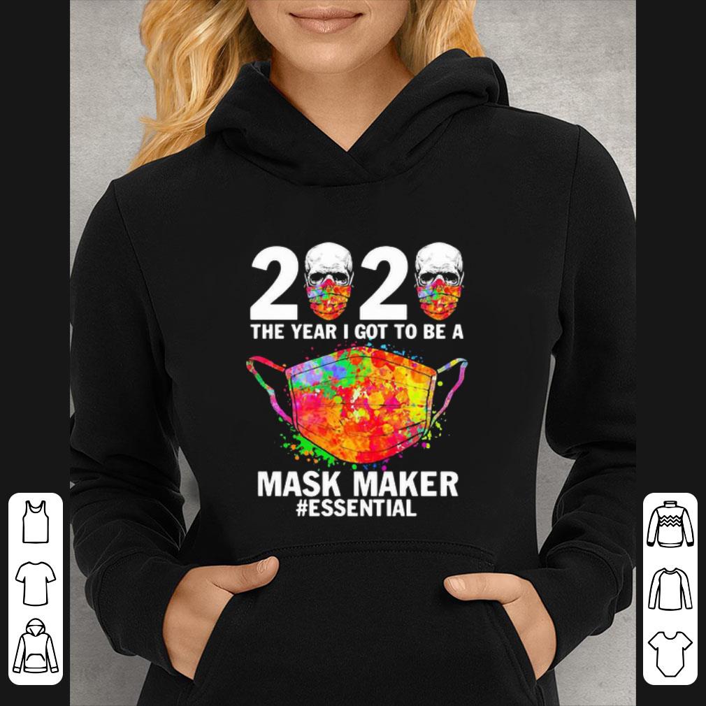 d042f90a great 2020 the year i got to be a mask maker essential coronavirus colors shirt 4 - Great 2020 The Year I Got To Be A Mask Maker #essential Coronavirus Colors shirt