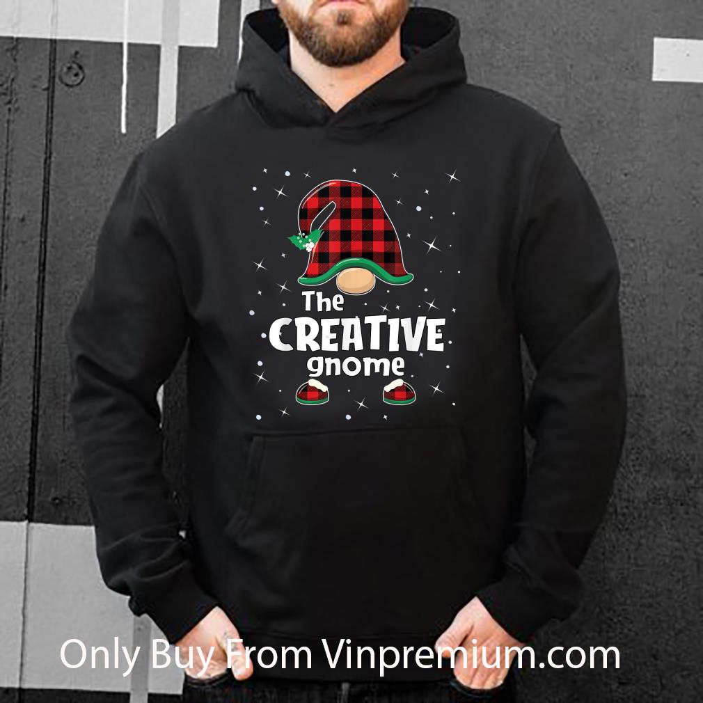 f1e1a45d premium the creative gnome buffalo plaid matching christmas shirt 4 - Premium The Creative Gnome Buffalo Plaid Matching Christmas shirt