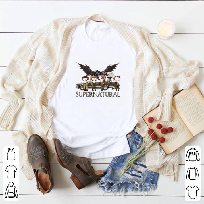 f4ecf5fe premium supernatural chibi you idjits shirt 4 - Premium Supernatural Chibi You Idjits shirt