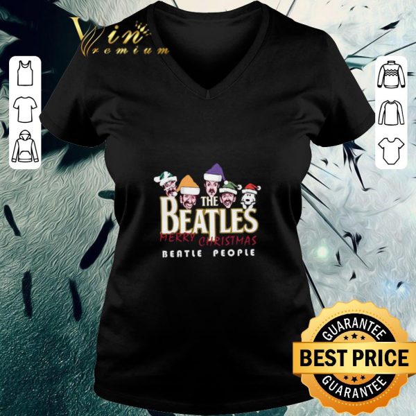 Official The Beatles And Snoopy Merry Christmas Beatle People Sweater shirt