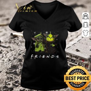 Nice Friends Baby Yoda and Grinch Disney shirt 2