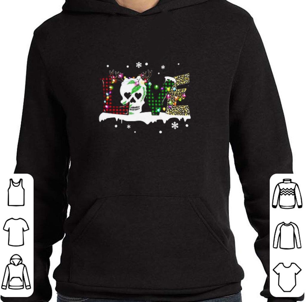 156376d8 nice love skull reindeer christmas sweater shirt 4 - Nice Love Skull Reindeer Christmas Sweater shirt
