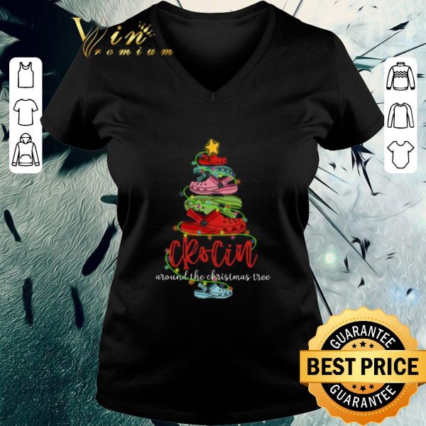 Funny Crocin Around The Christmas Tree shirt