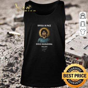 Official Riposa In Pace RIP Diego Maradona 1960-2020 Signature shirt 1