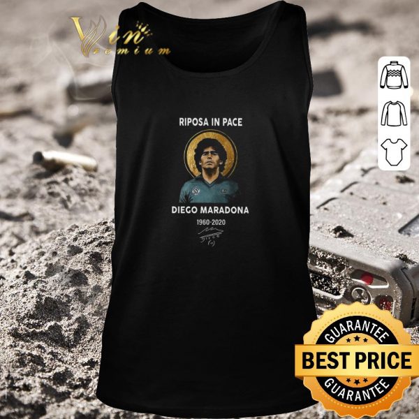 Official Riposa In Pace RIP Diego Maradona 1960-2020 Signature shirt