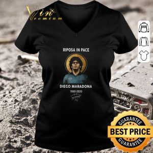 Official Riposa In Pace RIP Diego Maradona 1960-2020 Signature shirt 2