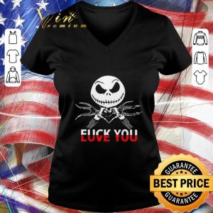 Nice Jack Skeleton Fuck You shirt 2