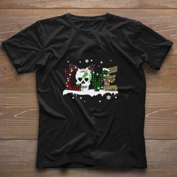 Nice Love Skull Reindeer Christmas Sweater shirt