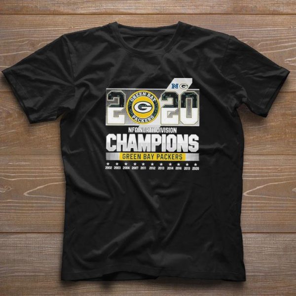 Nice Green bay Packers 2020 NFC North Division Champions shirt