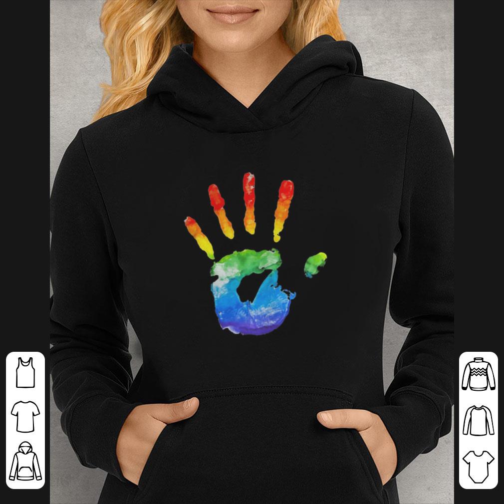 46526aba pretty rainbow hand puzzle lgbt autism awareness colors shirt 4 - Pretty Rainbow Hand Puzzle Lgbt Autism Awareness Colors shirt