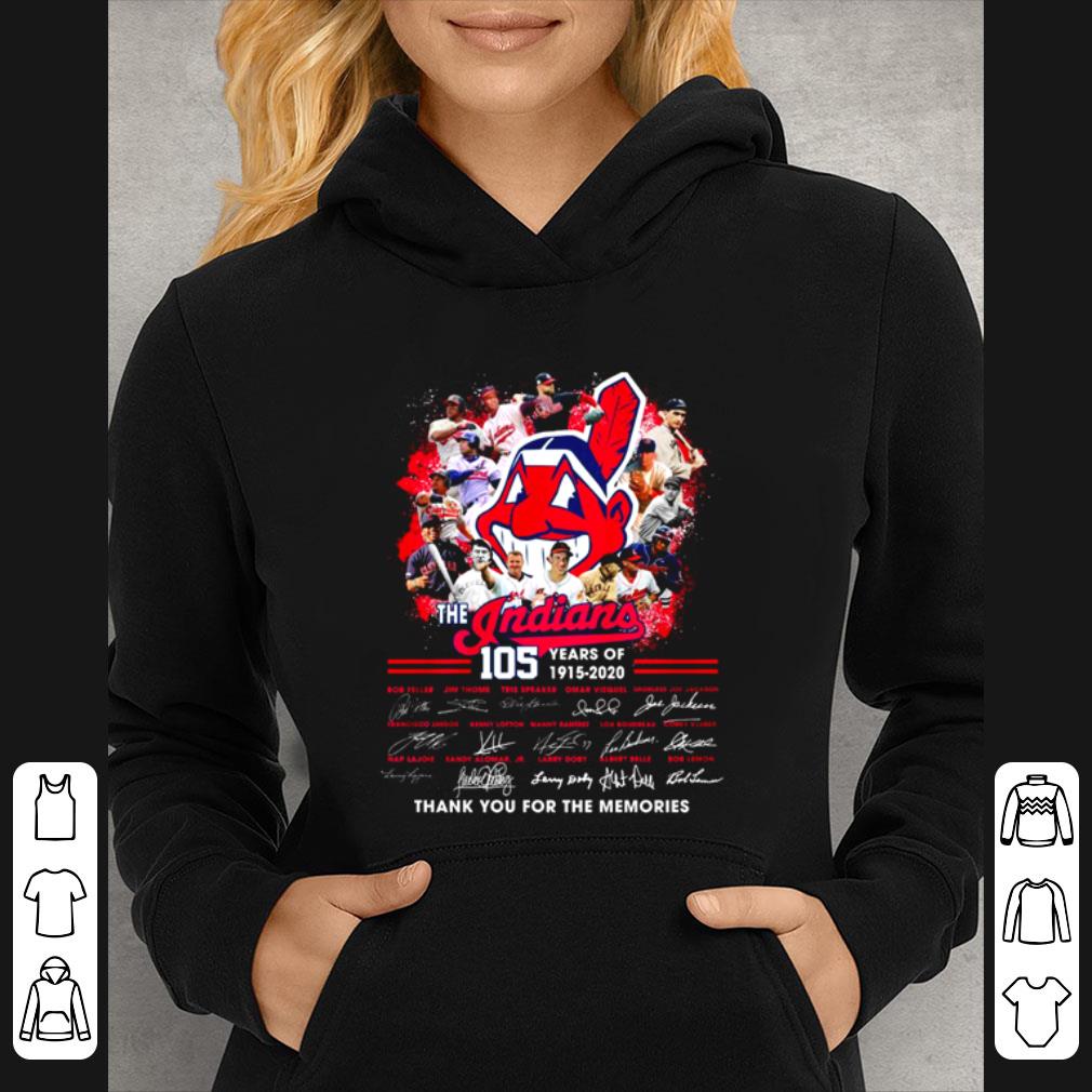 Great 105 Years Of The Indians 1915 2020 Thank You For The Memories Signature shirt 4f1b1c42 great 105 years of the indians 1915 2020 thank you for the memories signature shirt 4 - Great 105 Years Of The Indians 1915 2020 Thank You For The Memories Signature shirt