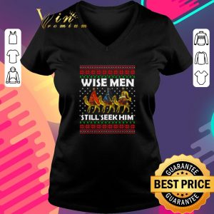 Official Wise Men Still Seek Him Ugly Christmas Sweater shirt 2
