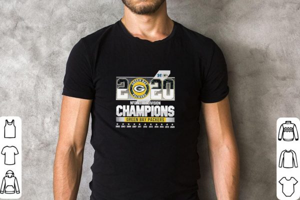Nice Green bay Packers 2020 NFC North Division Champions shirt