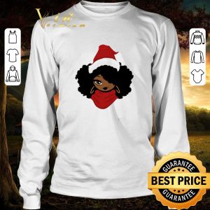 Top Santa Black Girl Christmas shirt 2