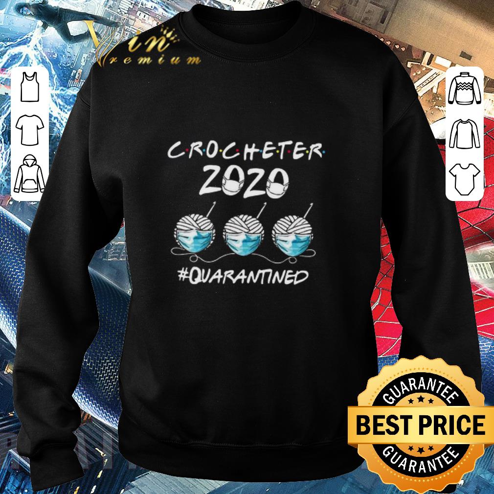 6c3c3e88 original crocheter 2020 face mask quarantined shirt 4 - Original Crocheter 2020 Face Mask Quarantined shirt