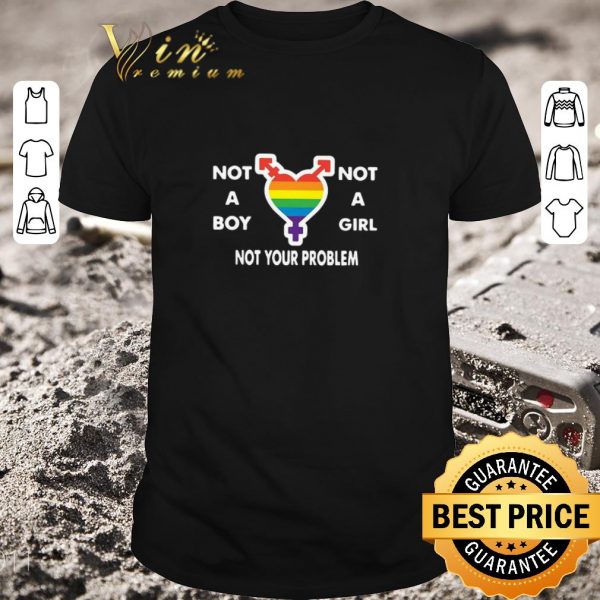 Original Not A Boy No A Girl Not Your Problem shirt