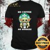 Premium Baby Yoda Hug Starbuck No Coffee No Workee shirt