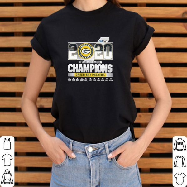 Nice Green bay Packers 2020 NFC North Division Champions shirt
